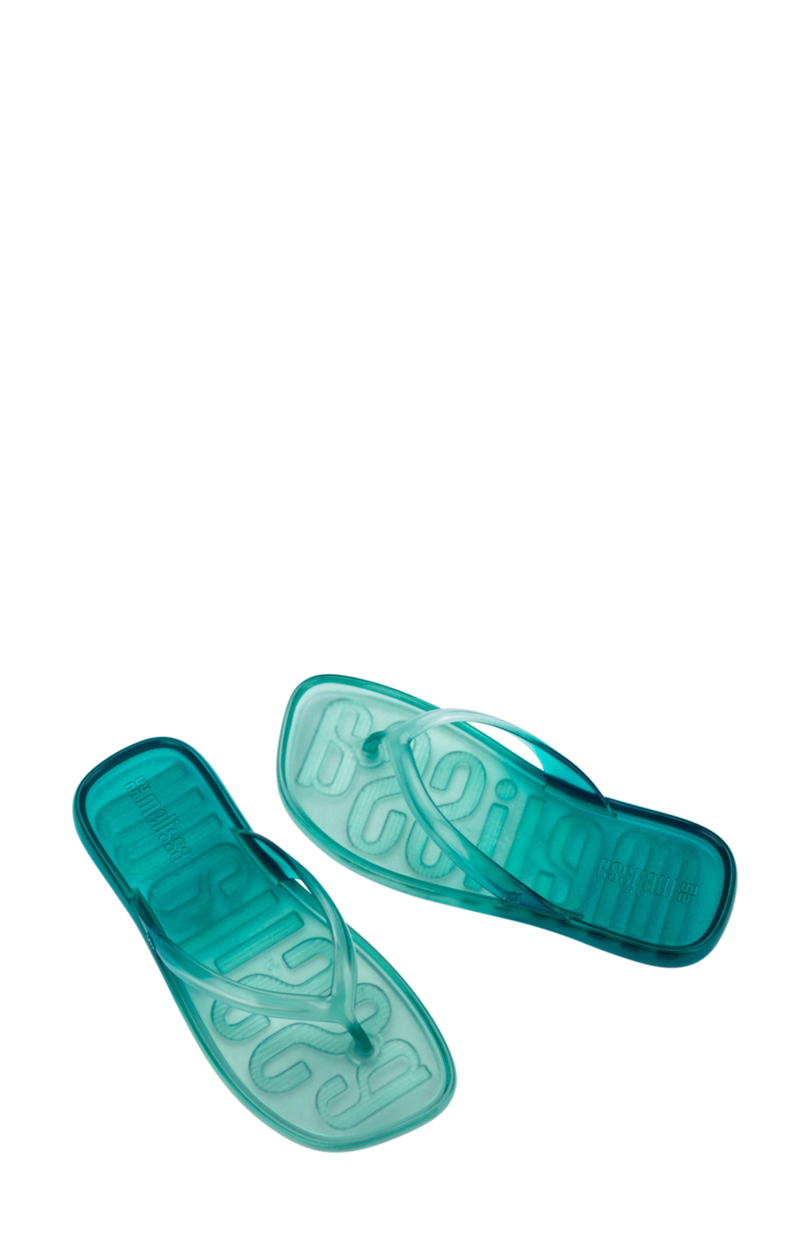 Ombré Flip Flop, Alternate, color, GREEN/ BLUE