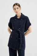 Brunello Cucinelli Cotton Diamond yarn vest