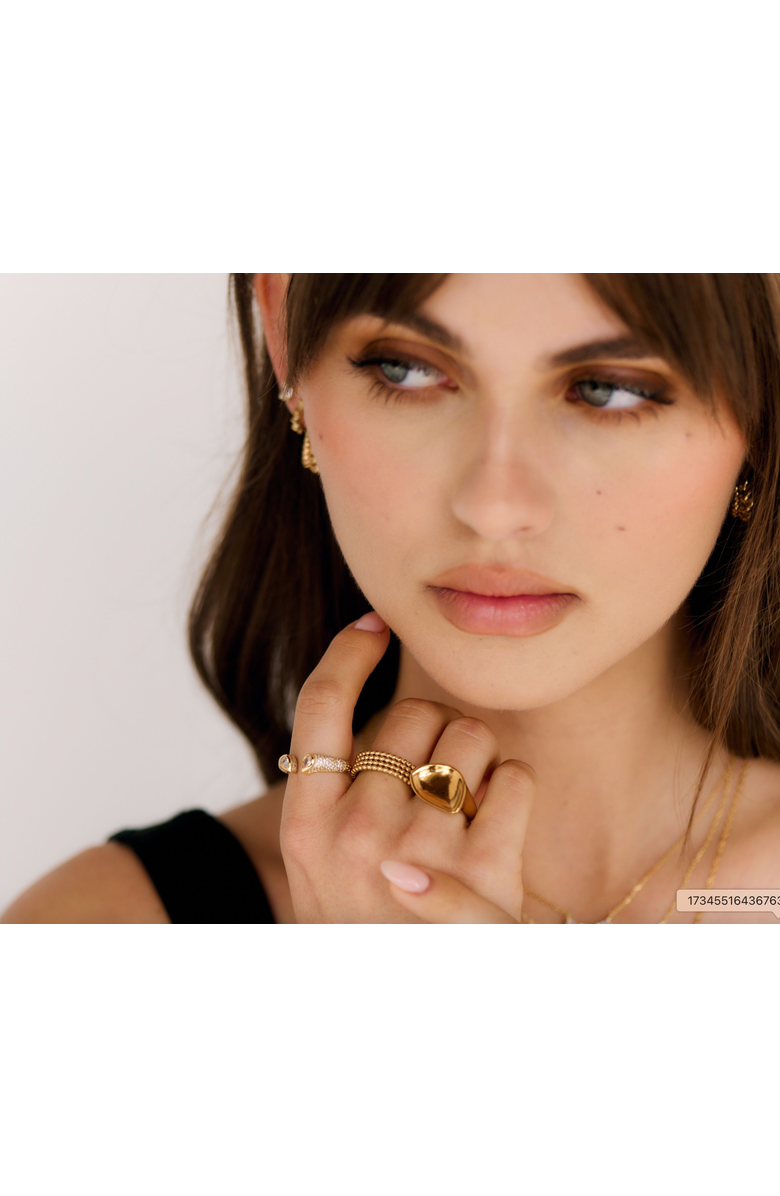 Mazin Jewels Nefertiti Ring, Alternate, color, Gold