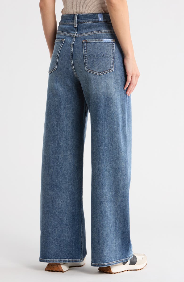 7 For All Mankind Zoey High Waist Wide Leg Jeans, Alternate, color, Lorton