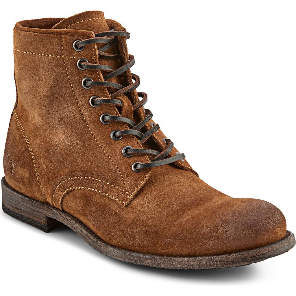 Frye Tyler Lace-up Derby Boot In Brown