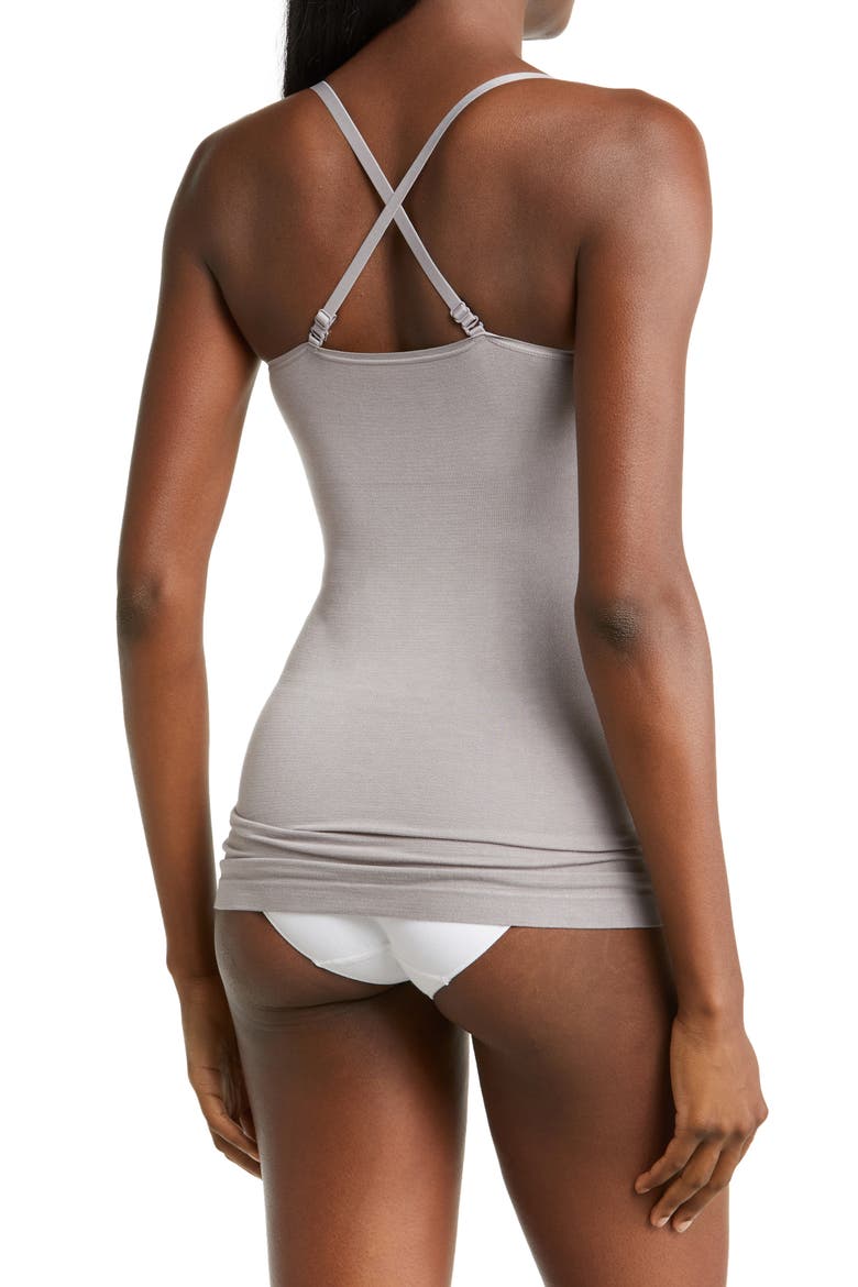 Seamlessly Shaped Convertible Camisole, Alternate, color, GULL