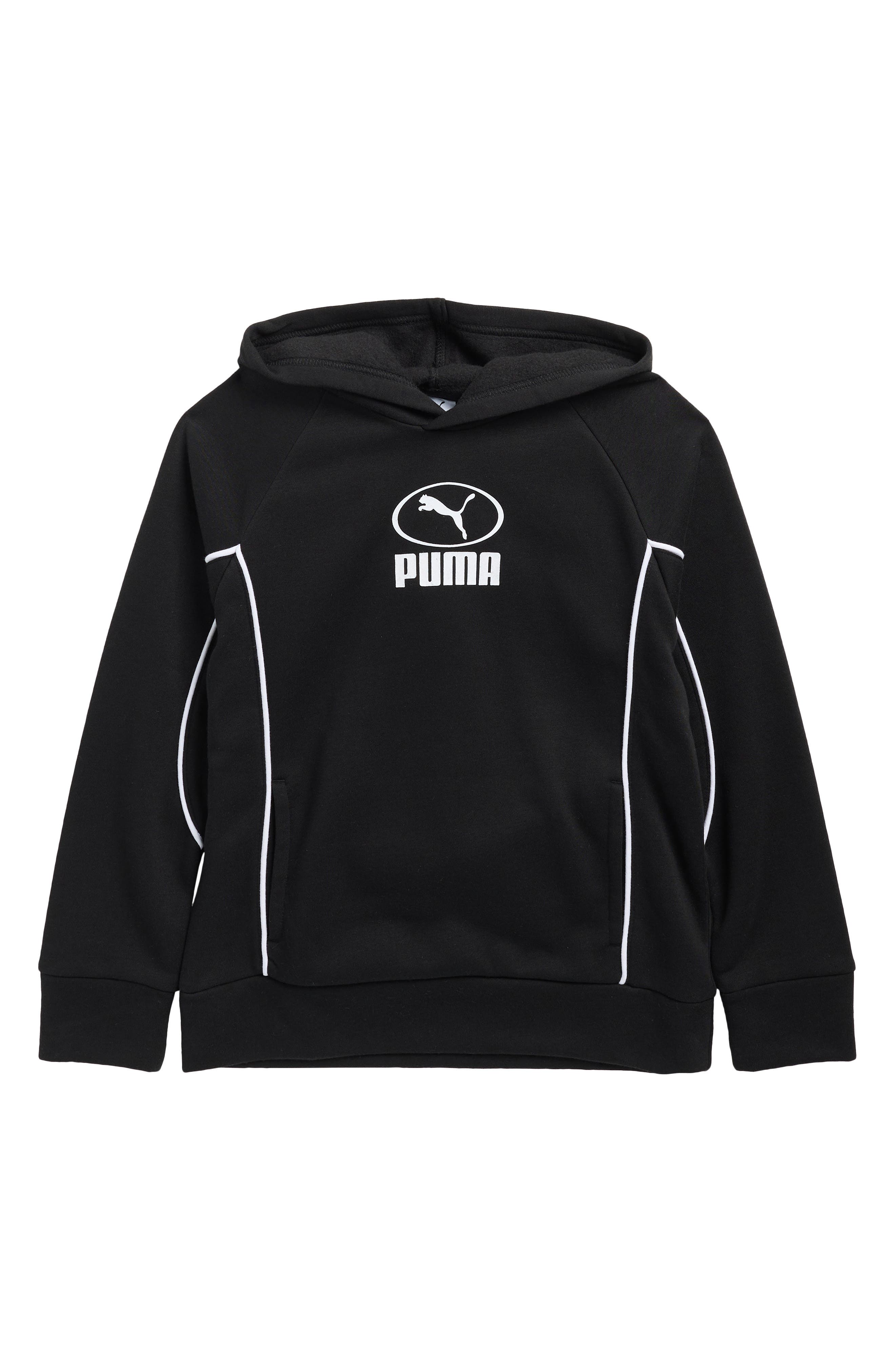 PUMA Kids' Sport Fleece Pullover Hoodie