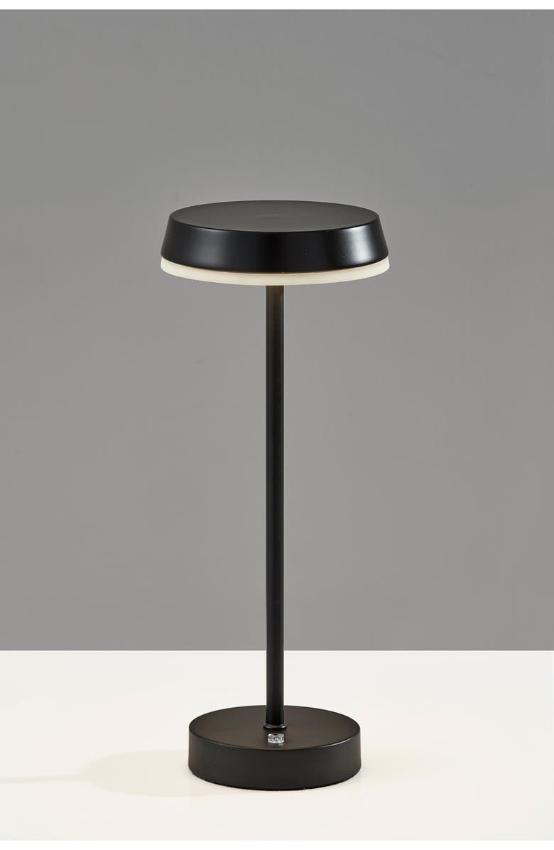 ADESSO LIGHTING Tommy Cordless LED Lamp, Alternate, color, Black