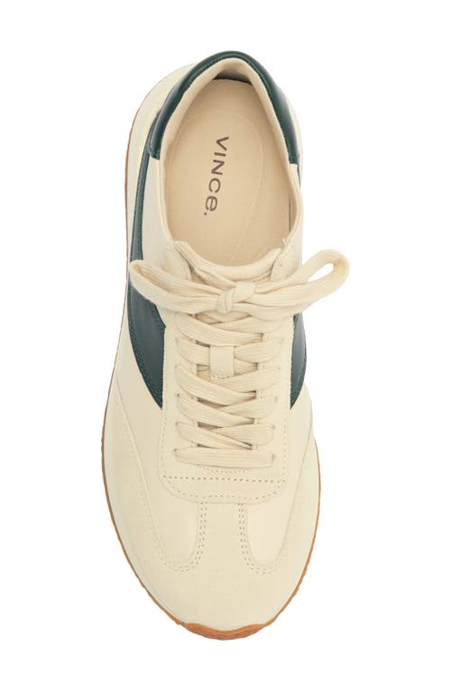 Vince Olla Runner Leather Sneaker In Neutral