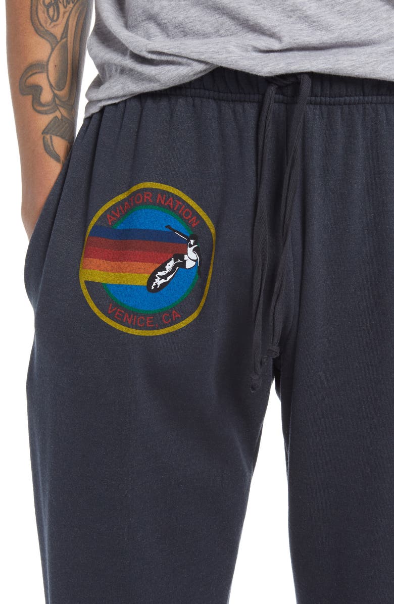 Aviator Nation Men's Logo Graphic Joggers, Alternate, color,