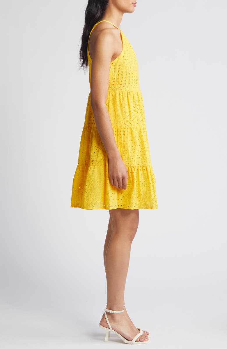 Eliza J Float Tiered Dress, Alternate, color,