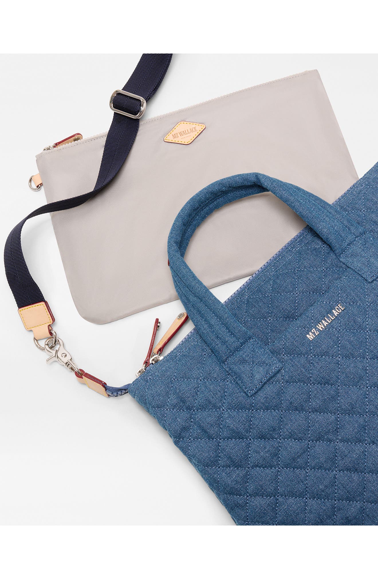 Small Sutton Deluxe Tote, Alternate, color, TRUE DENIM