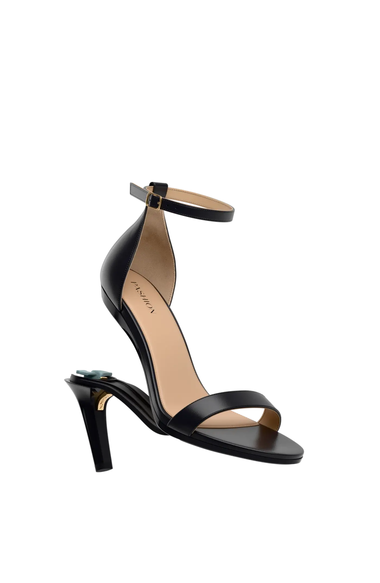 Pashion Footwear The Pashionista 4" Stiletto Convertible Heel, Alternate, color, Coal Leather