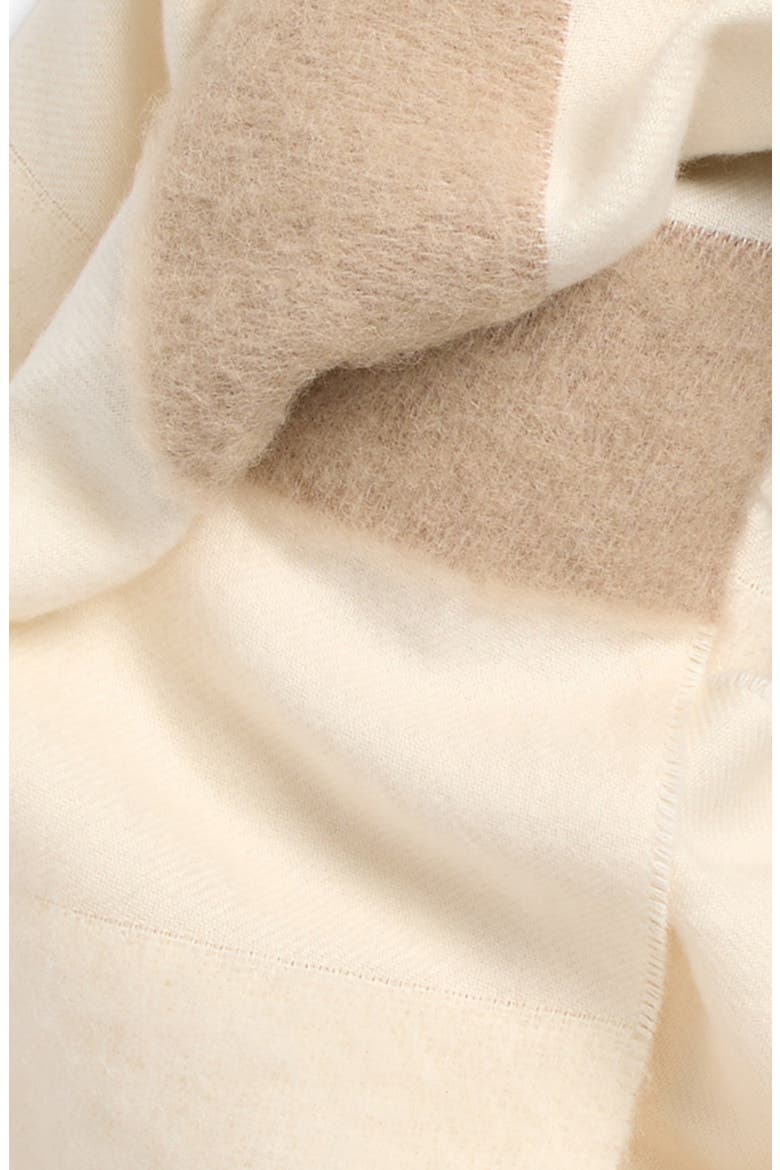 Stripe Scarf, Alternate, color, BEIGE