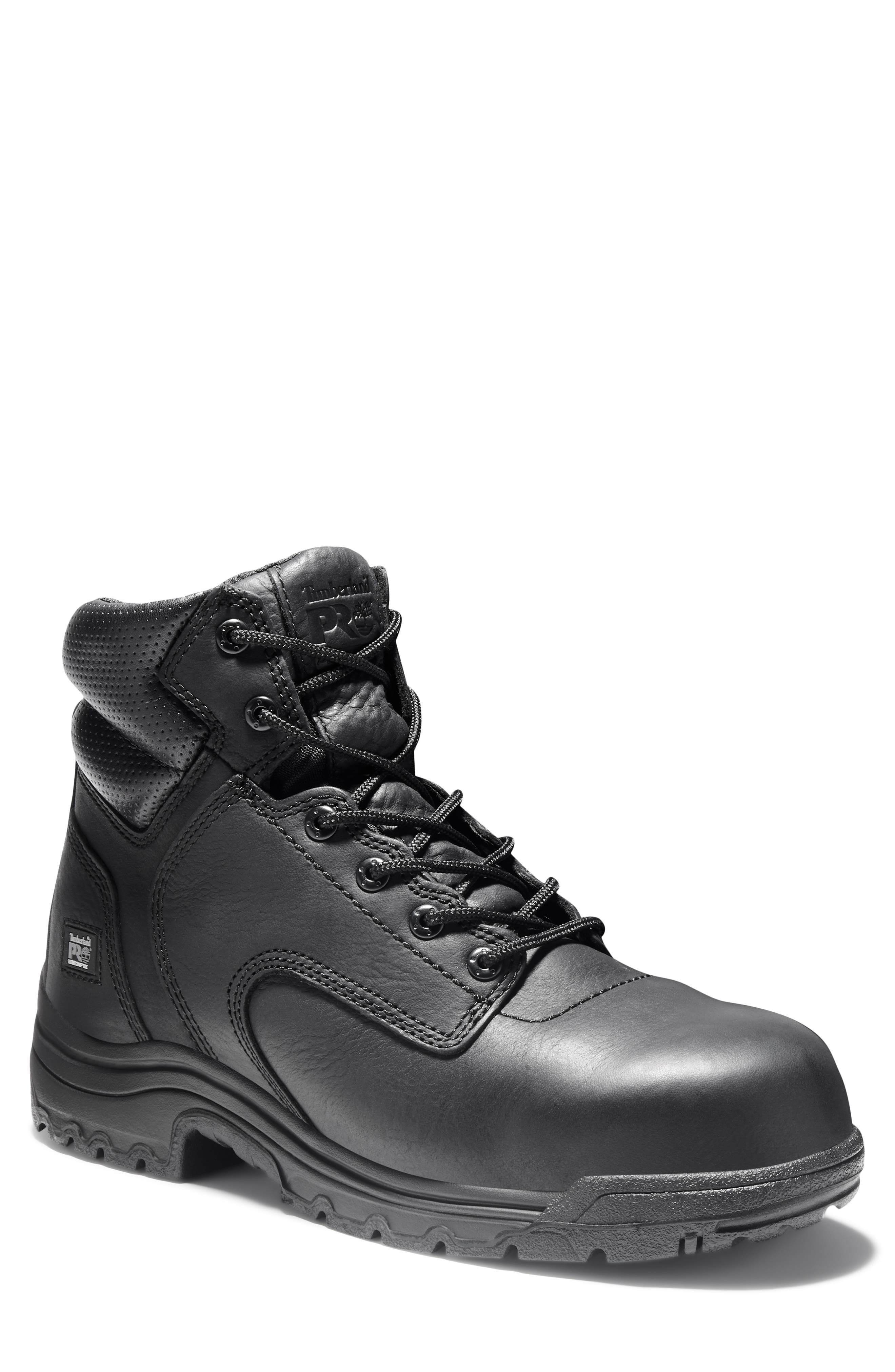 Timberland TiTAN 6" Composite Toe Work Boot, Main, color, 