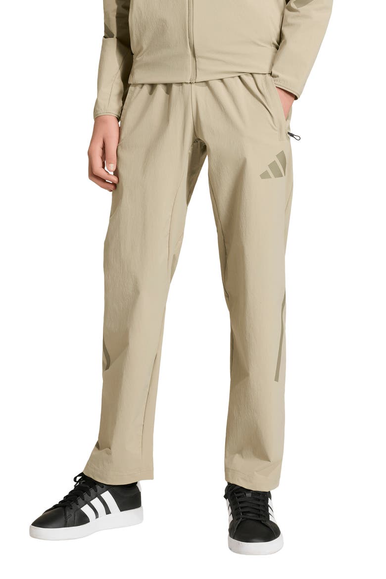Kids' Z.N.E. Woven Travel Pants, Alternate, color, WONDER CARGO/ CLAY