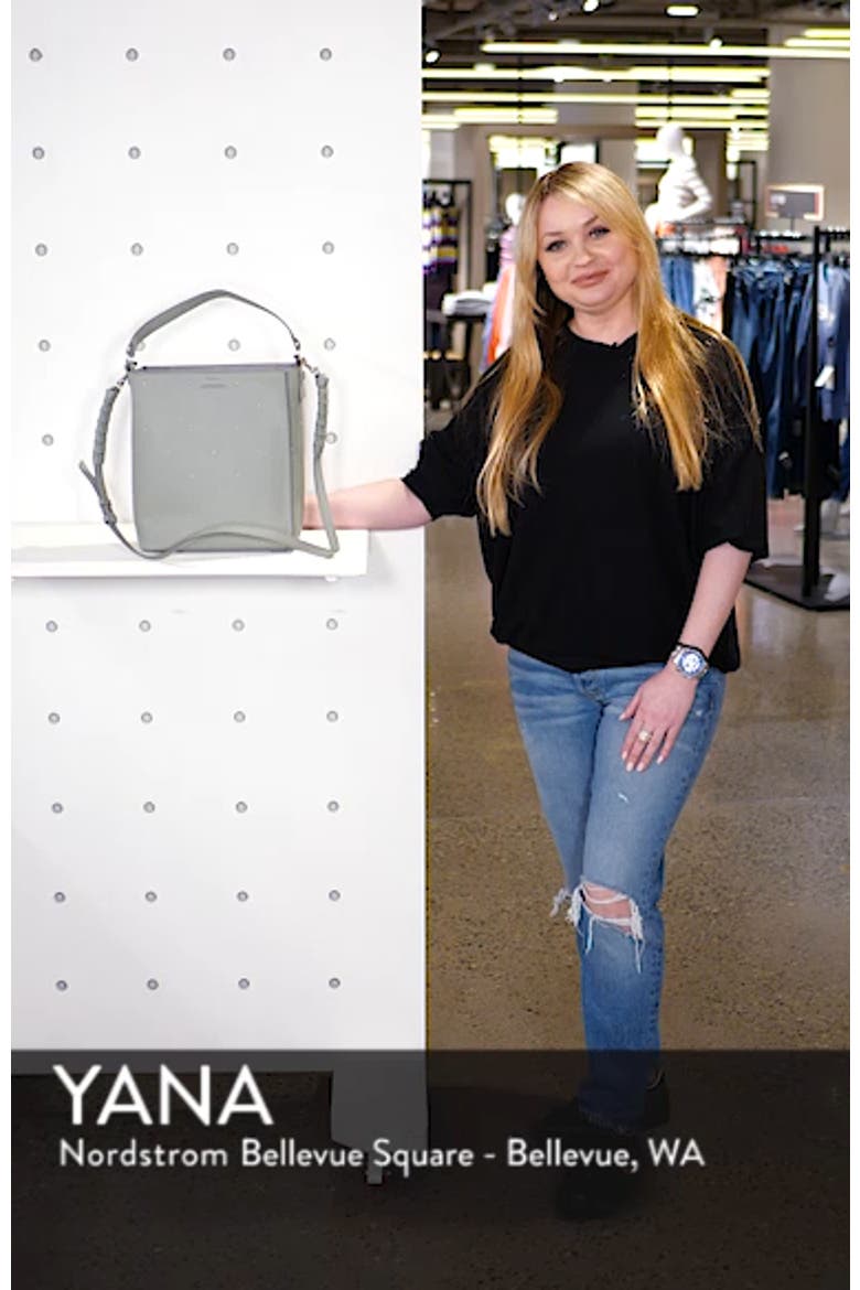 Small Kathi Studded North/South Leather Tote video