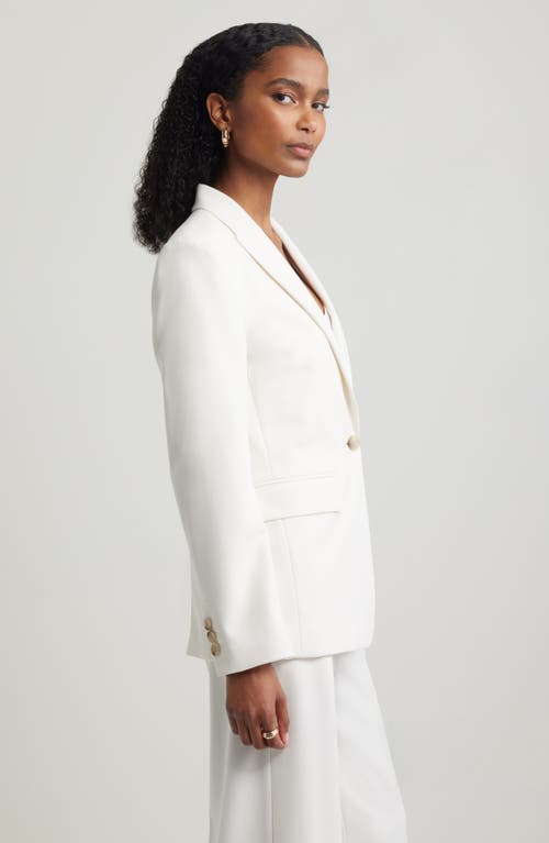 Nordstrom Relaxed Fit Blazer In Ivory Tofu