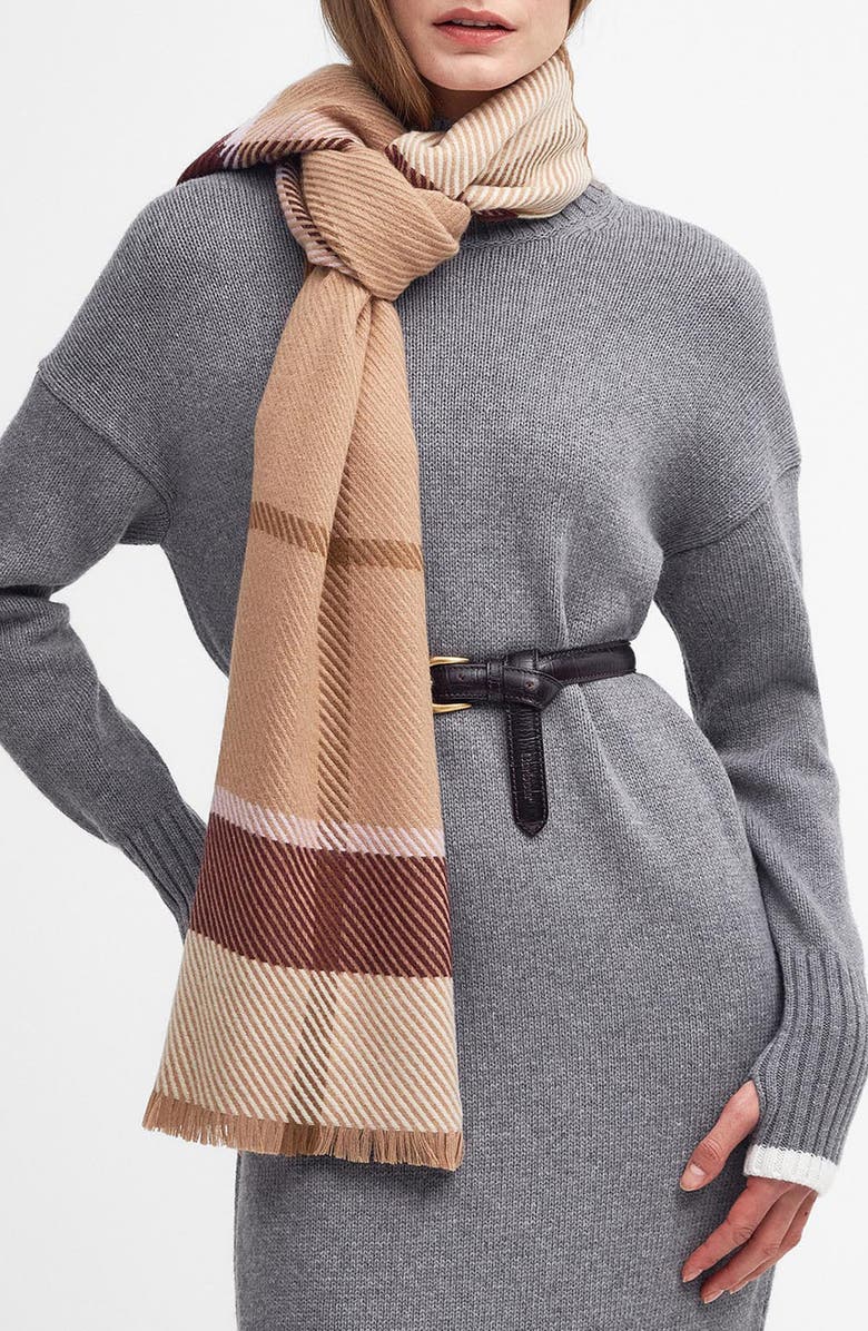 Barbour Blair Tartan Scarf, Main, color,