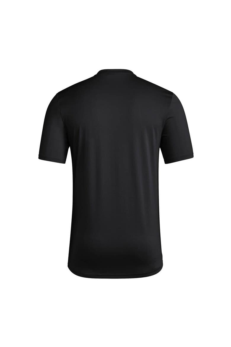 Men's adidas  Black Louisville Cardinals Locker Practice Football Pre-Game T-Shirt, Alternate, color, Black