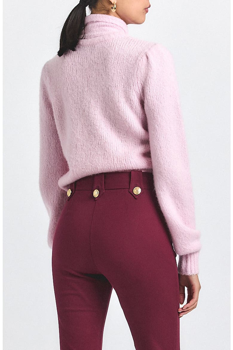 Leilani Crewneck Sweater & Scarf Set, Alternate, color, SLIPPER PINK