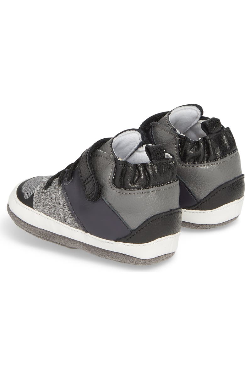 Robeez<sup>®</sup> Zachary High Top Crib Sneaker, Alternate, color,