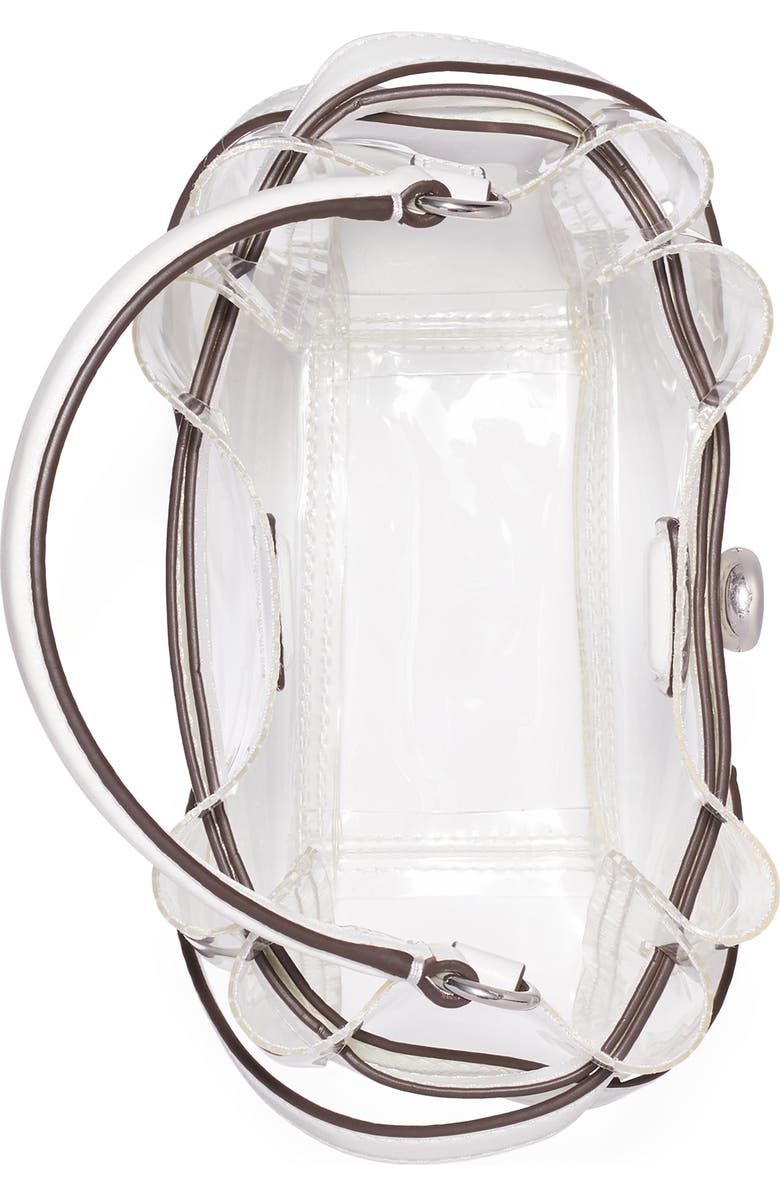 Tory Burch Mini Romy Clear Bucket Bag, Alternate, color,