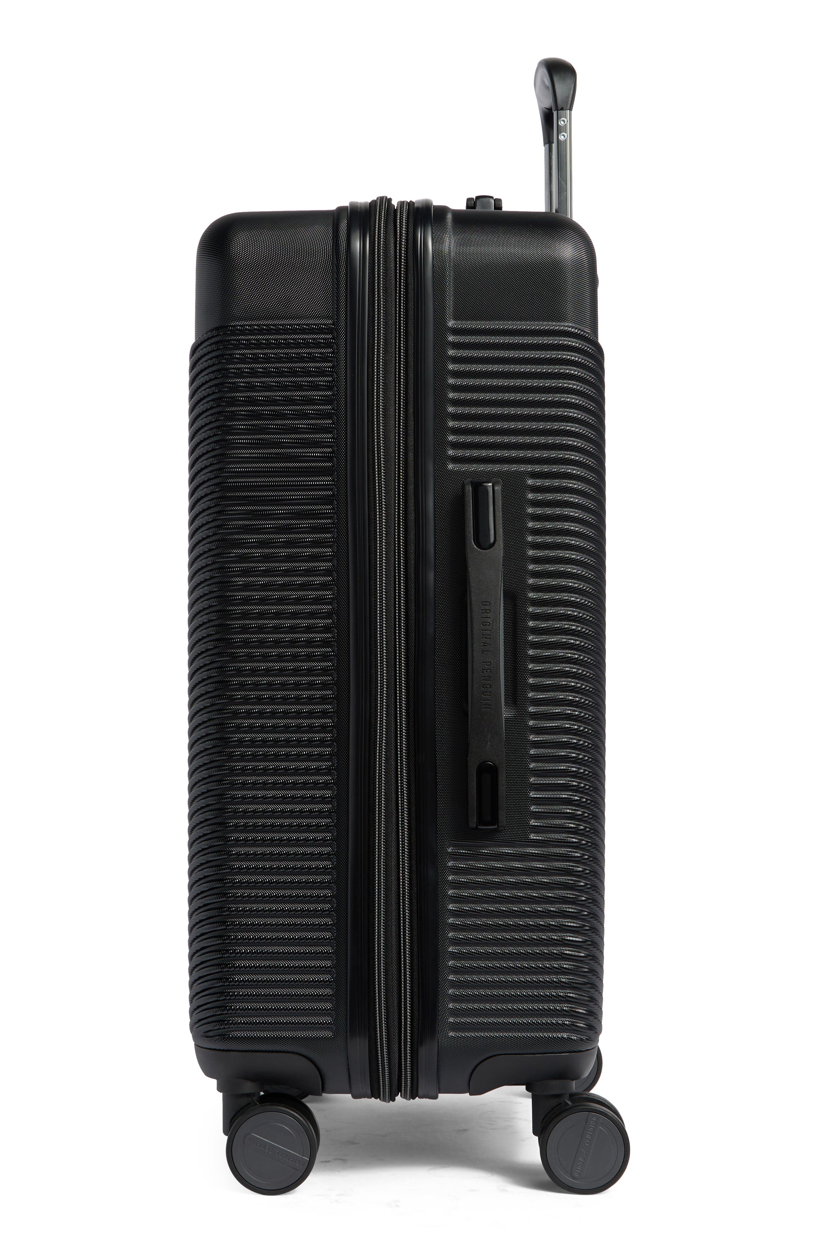 Original Penguin Eli 25-Inch Hardside Spinner Luggage, Alternate, color, Black