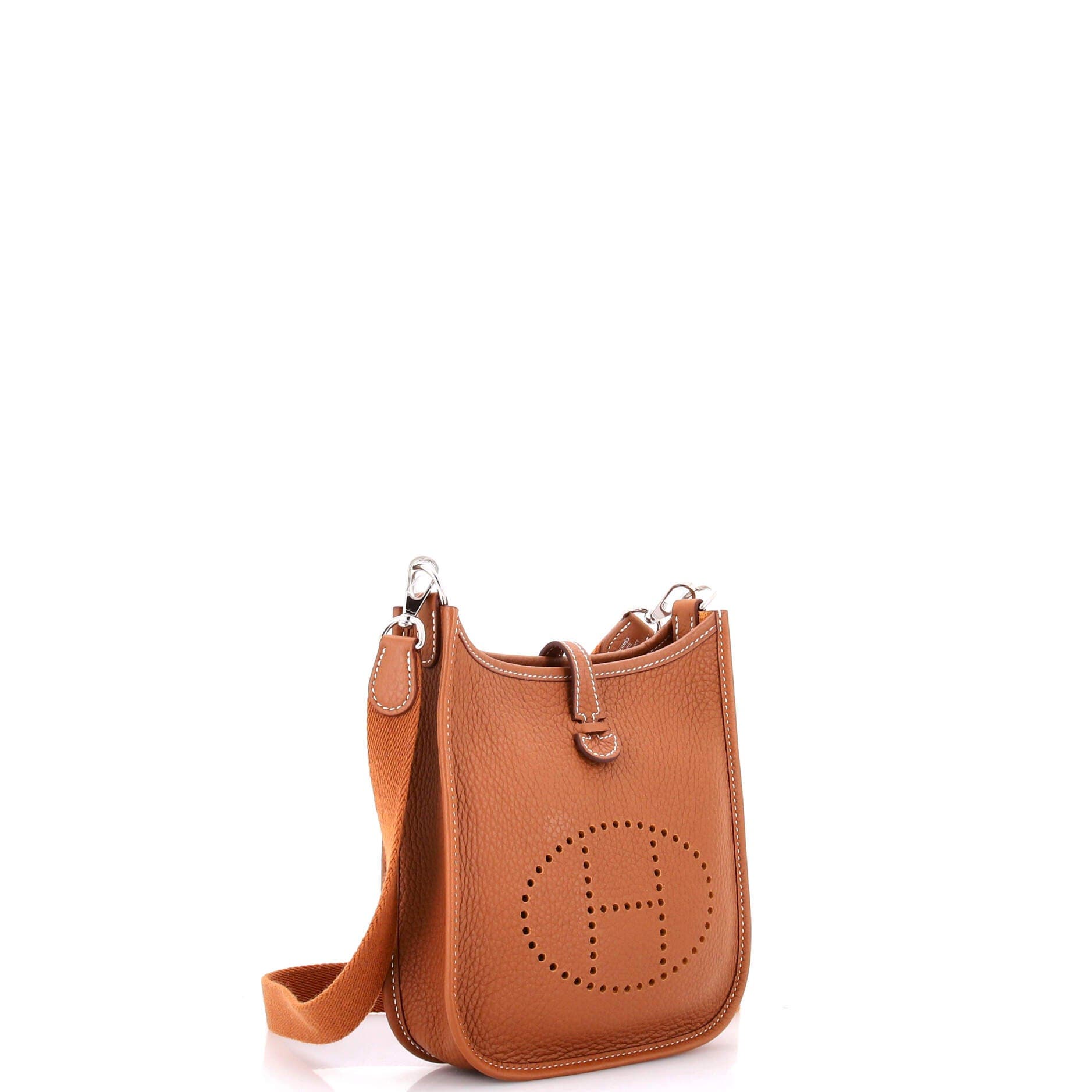 Pre-Owned Hermes Evelyne Bag Gen III Clemence TPM, Alternate, color, Gold