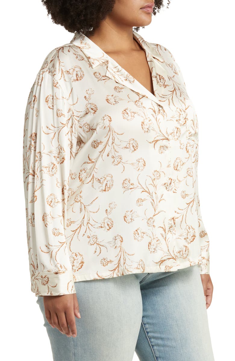 Treasure & Bond Floral Long Sleeve Button-Up Shirt, Alternate, color, 