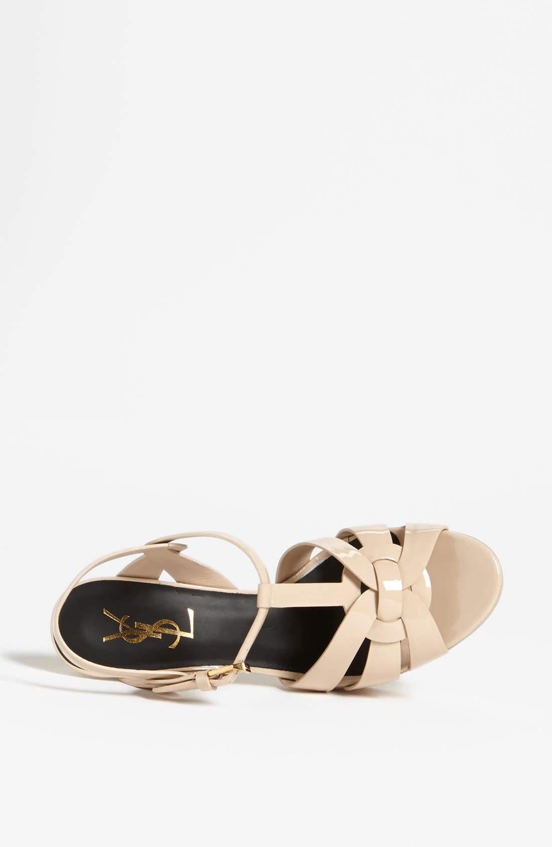 Tribute T-Strap Platform Sandal, Alternate, color, BEIGE