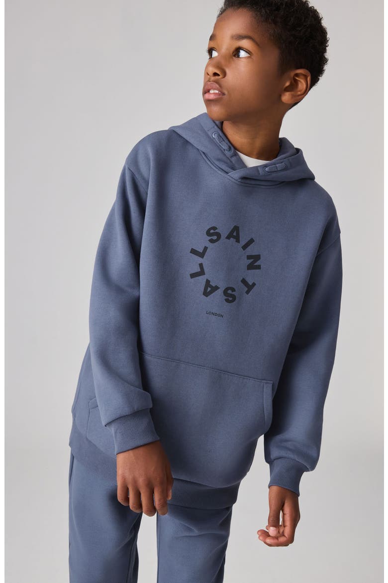 smALLSAINTS by ALLSAINTS Kids' Tierra Oversize Logo Hoodie | Nordstrom