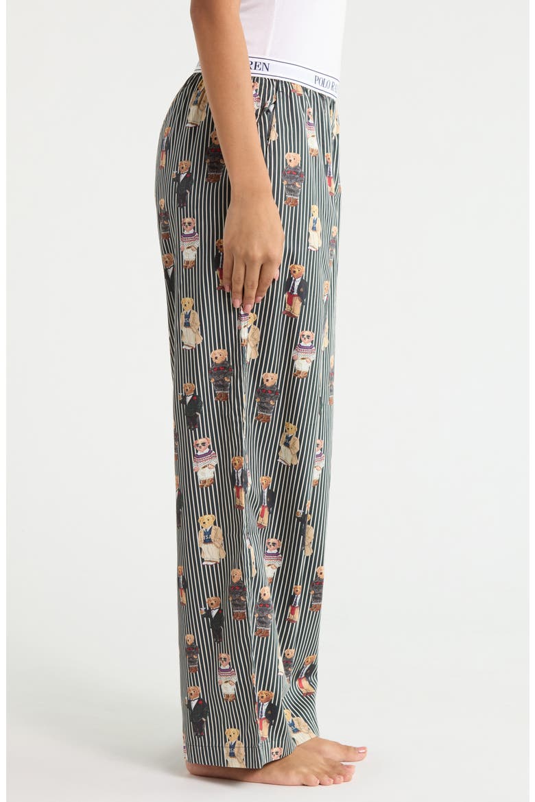 Polo Bear Pajama Pants, Alternate, color, WINTER BEAR