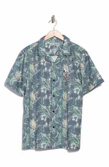 Peanuts Records Camp Shirt