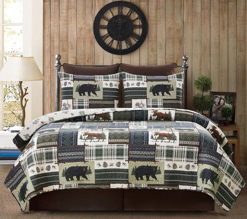 C & F Home C&f Home Greenstone Pines Bedding Quilt Set In Multi
