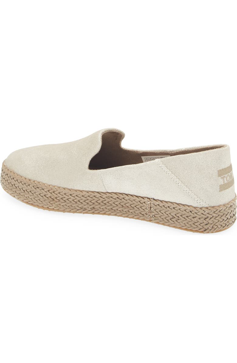 TOMS Carolina Platform Espadrille Sneaker, Alternate, color,