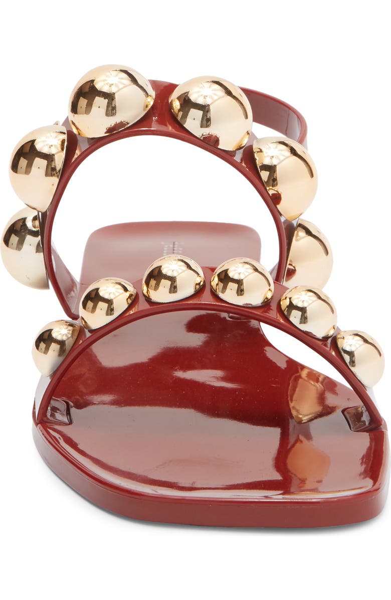 Jeffrey Campbell Gum-Drop Jelly Sandal, Alternate, color, Rust Gold