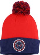 adidas Women's adidas Red Washington Capitals Laurel Cuffed Knit Hat with Pom