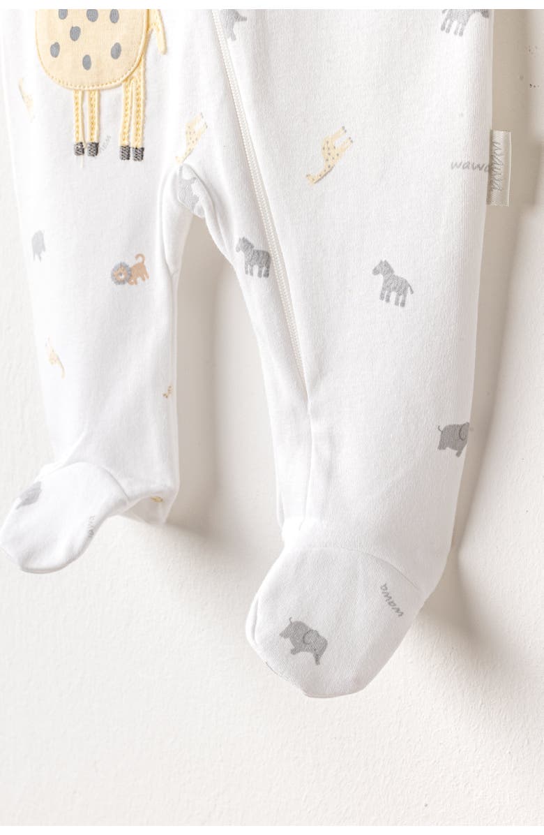 Andy Wawa Romper Little King Giraffe Set, Alternate, color, 