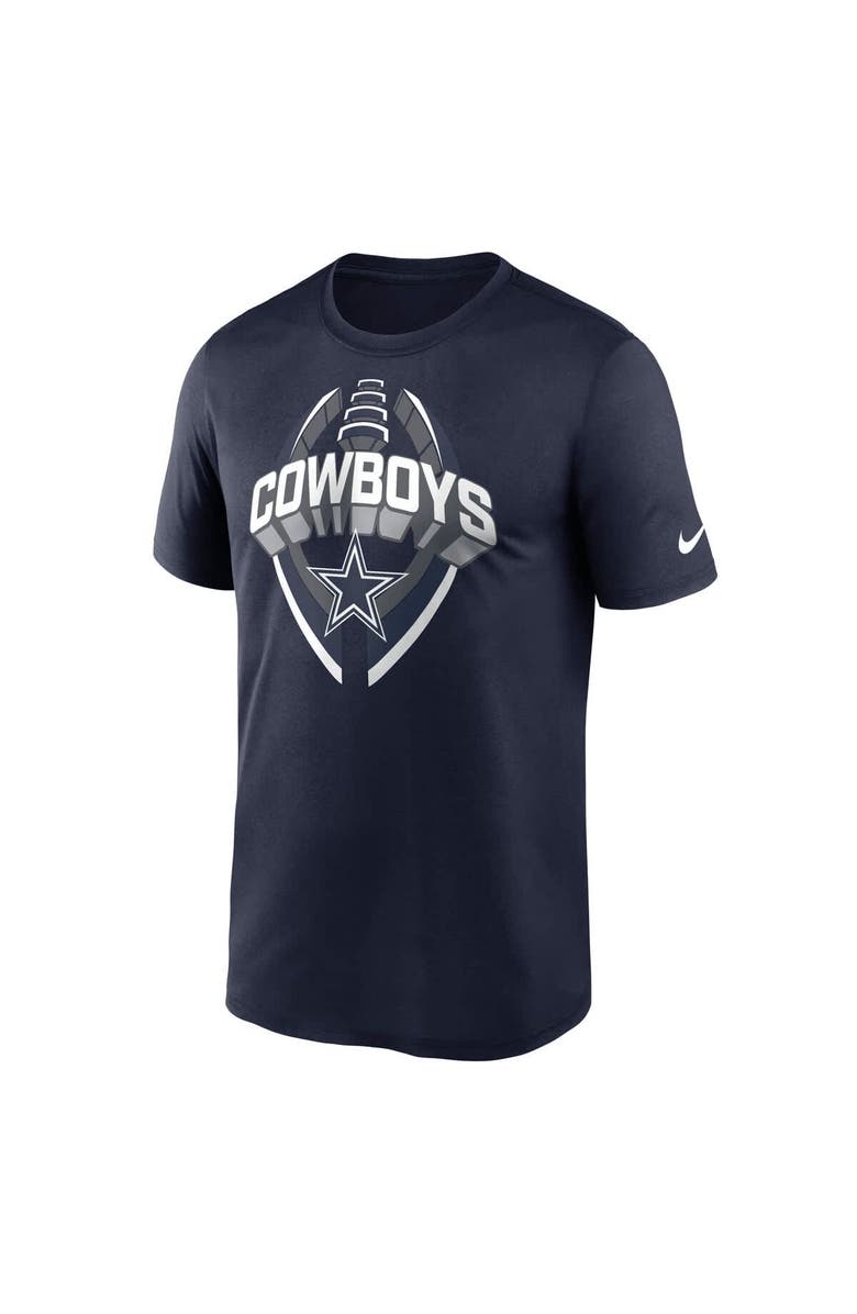 Nike Men's Nike Navy Dallas Cowboys Big & Tall Primetime Legend Icon Performance T-Shirt, Alternate, color, Navy