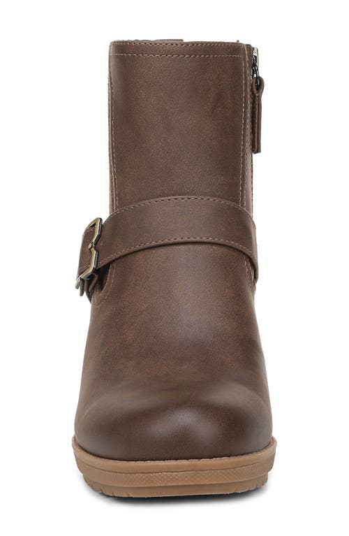 Dr. Scholl's Parker Platform Bootie In Brown