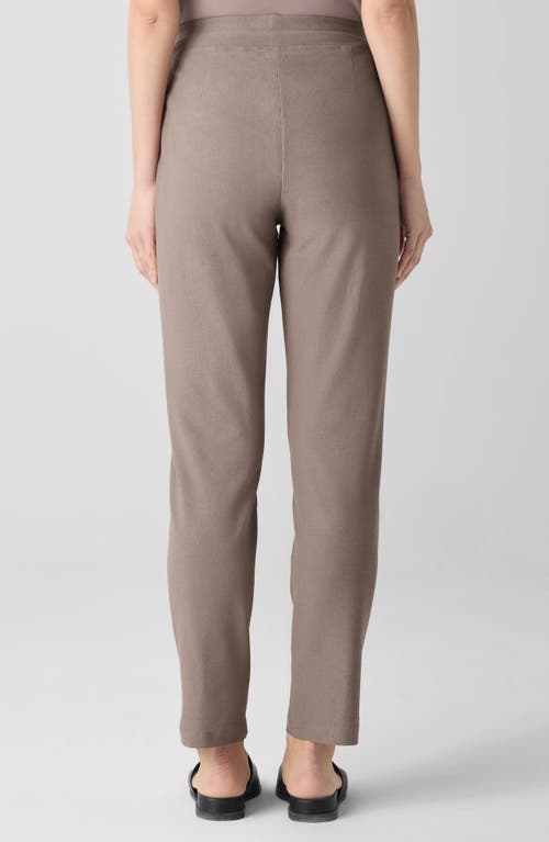 Eileen Fisher Slim Ankle Pants In Brown