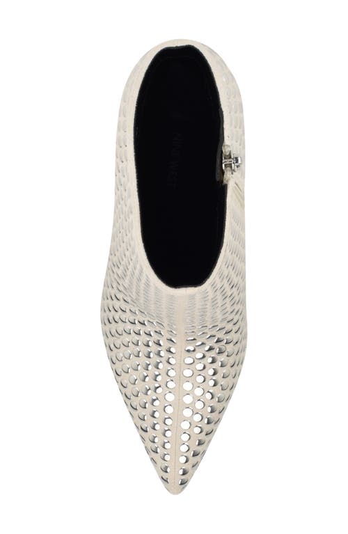Nine West Kepord Pointed Toe Bootie In Gold