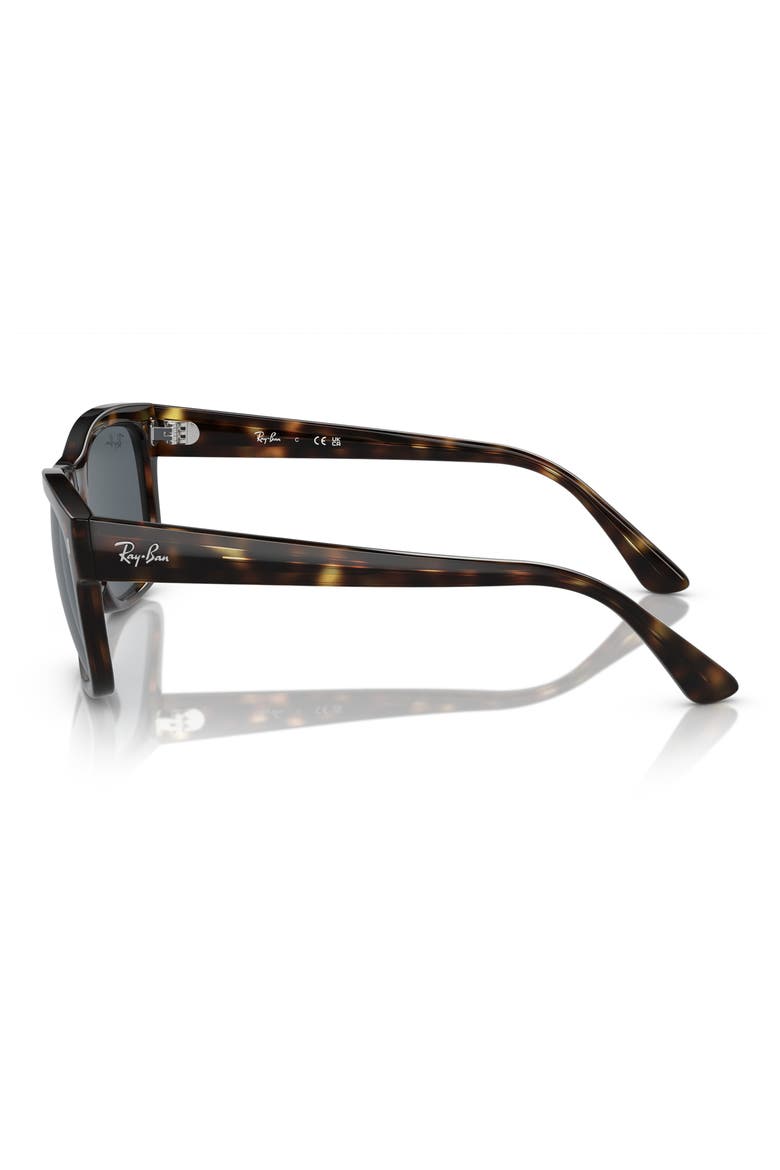56mm Rectangular Sunglasses, Alternate, color, HAVANA