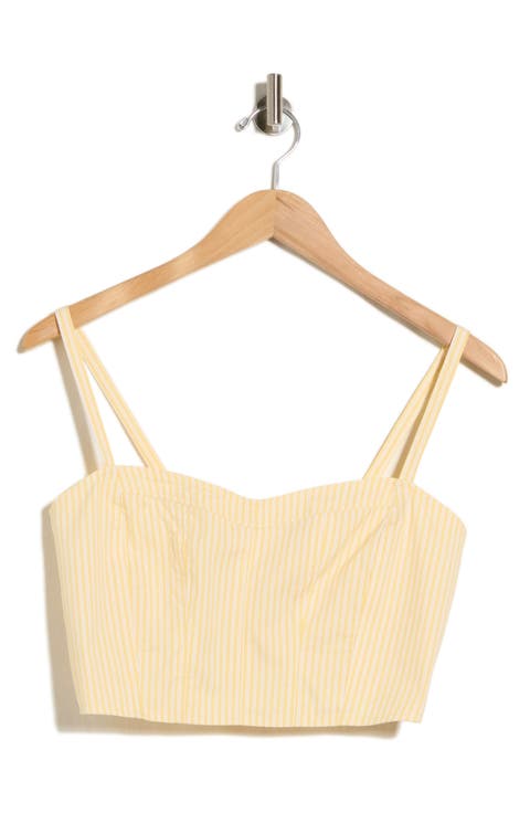 Poplin Bustier Cami Top