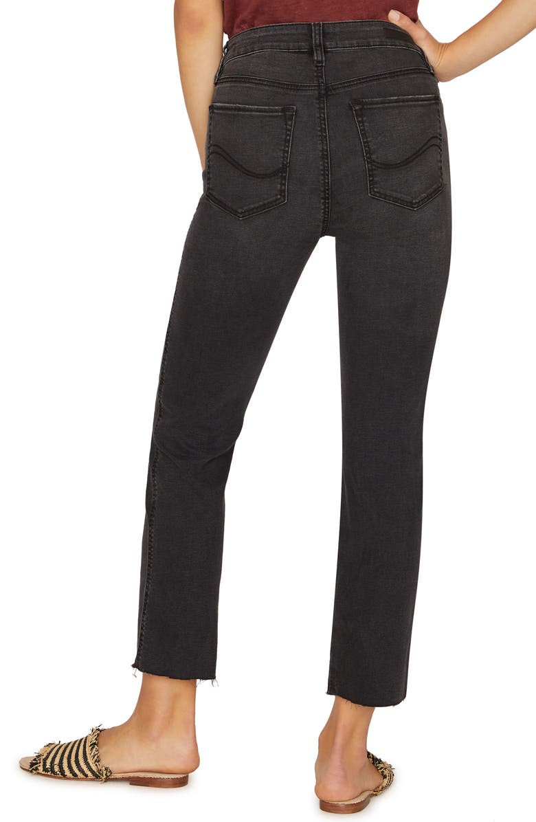 Sanctuary Modern High Waist Crop Straight Leg Jeans, Alternate, color,
