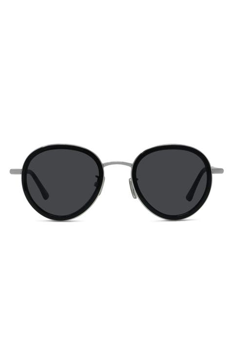 Day 49mm Small Round Sunglasses