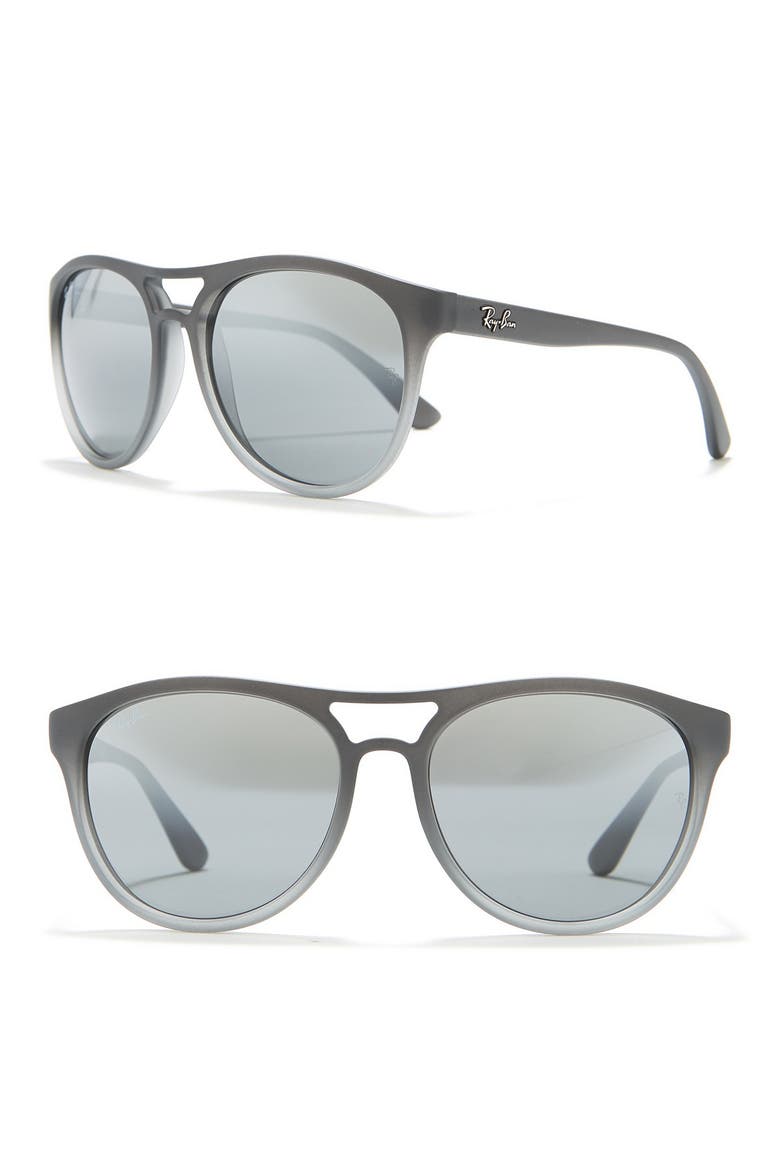 58mm Aviator Sunglasses, Alternate, color, GREY