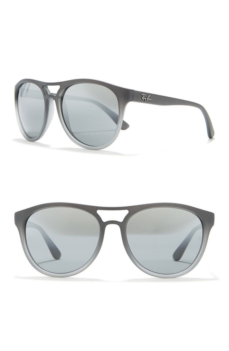 Ray-Ban 58mm Aviator Sunglasses, Alternate, color, Grey