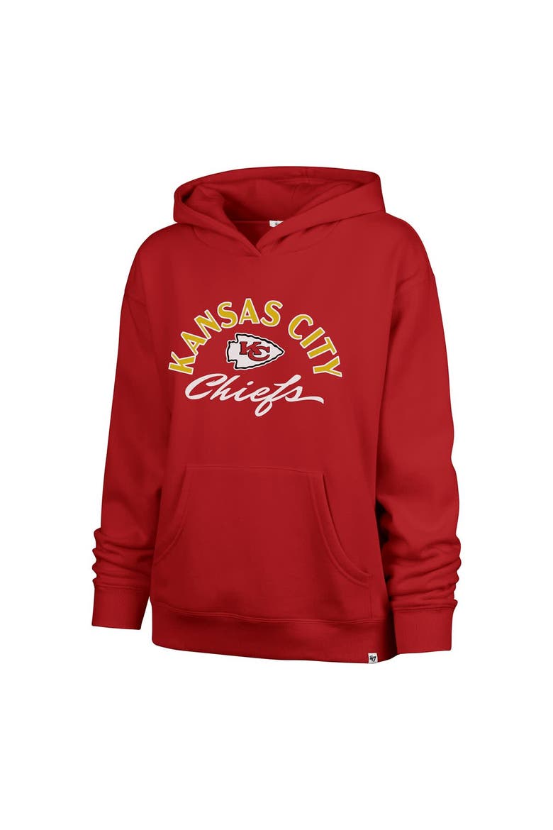 Women's '47 Red Kansas City Chiefs Plus Size Whirlwind Naomi Hoodie, Alternate, color, Red