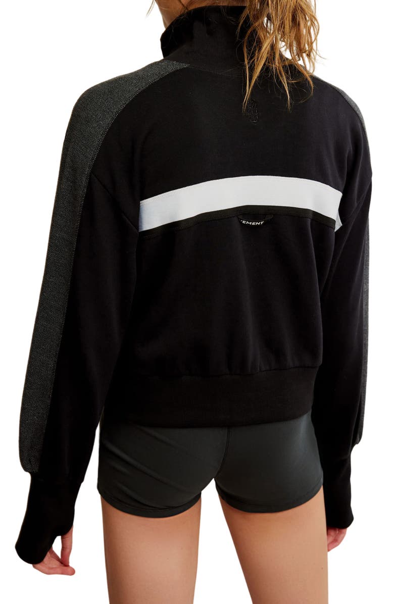 Free People FP Movement High Jump Oversize Zip-Up Jacket, Alternate, color,