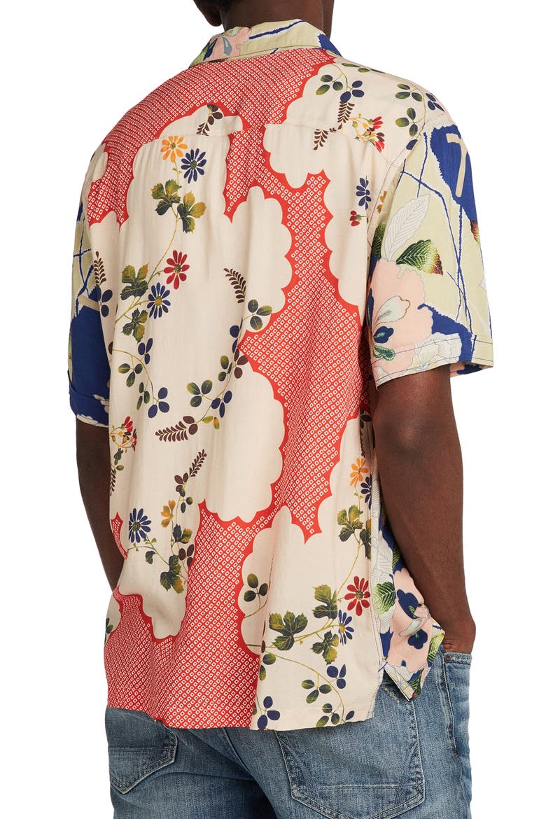 Fuyugi Slim Fit Short Sleeve Shirt, Alternate, color, INK NAVY