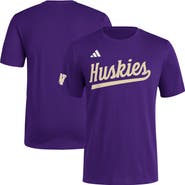 adidas Men's adidas  Purple Washington Huskies Fresh Wordmark T-Shirt