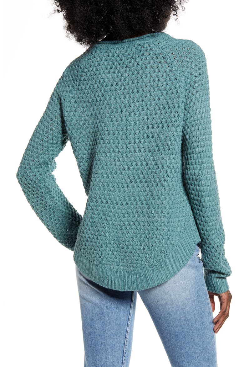 Esme Surf Roll-Neck Sweater, Alternate, color, NORTH ATLANTIC